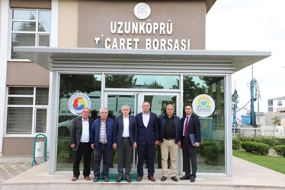 Başkan Günay, Uzunköprü Ticaret Borsası'nı Ziyaret Etti