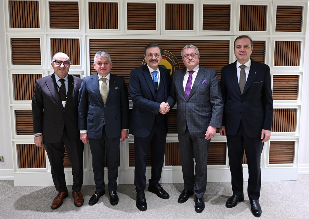 Başkanımız Cengiz Günay, Avrupa Odalar Birliği (Eurochambres) Başkanı Vladimir Dlouhy ile Bir Araya Geldi
