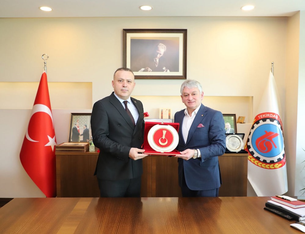 Jandarma Asayiş Vakfı (JAV) Genel Müdürü Emekli Jandarma Tuğgeneral İbrahim Güven, Başkanımız Cengiz Günay'ı Ziyaret Etti